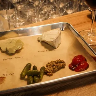 meat and cheese selections