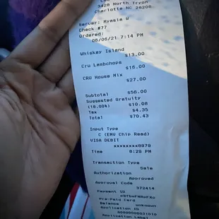 Receipt