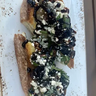 Fig and Gorgonzola Bruschetta