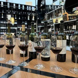 Nice to have some wine! My son tried the Texas wines and I had Zinfandel.