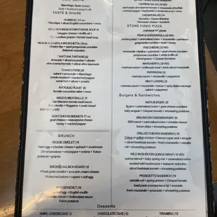 Menu side 2