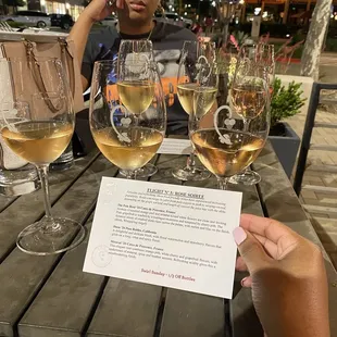 Wine Flight- &quot;Rose Soirée&quot;