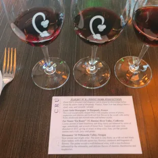 Pinot flight