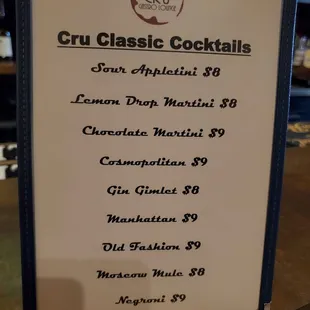 More cocktails