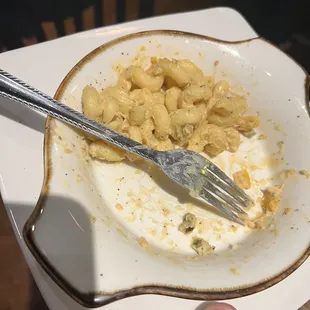hair in the mac n cheese