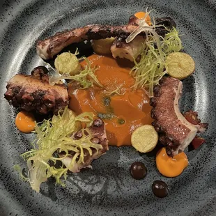 Olive oil braised Octopus