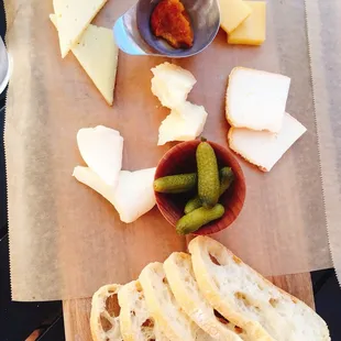 Assorted Plate of Cheeses