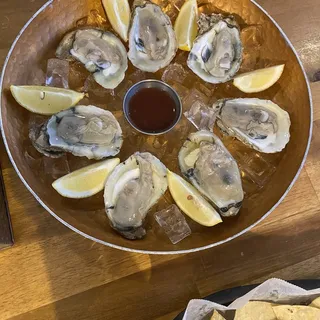 3P. OYSTERS 1/2 DZ FRESH BLUE POINTS