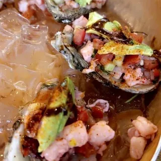 3P. OYSTERS A LA CRUDA 1/2 DZ