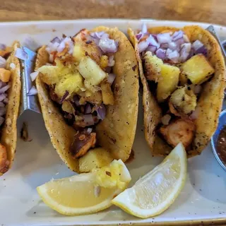 3P. TACOS PULPO AL PASTOR