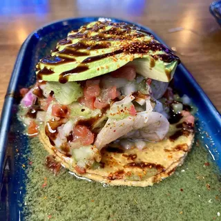 3P. TOSTADA DE AGUACHILE