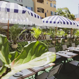 We offer outdoor seating to get the most out of dining al fresco in perfect San Diego weather.