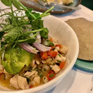 Tostada De Fish Ceviche