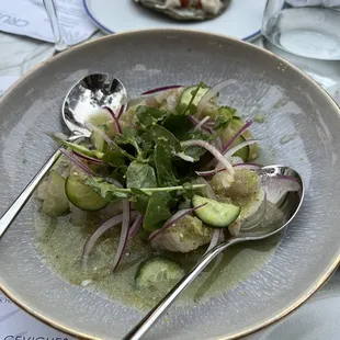 Aguachile En Salsa Verde