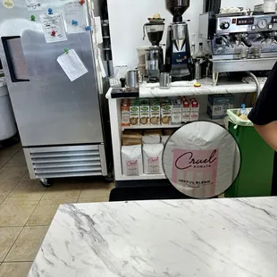 The coffee it's really good!