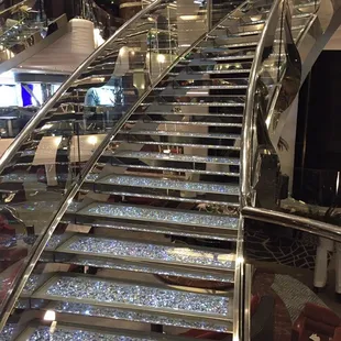 Jewels on the staircase. So beautiful to walk on.