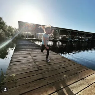 My Sweet Girl living her best life at Cruiser Haven Marina on the Delta