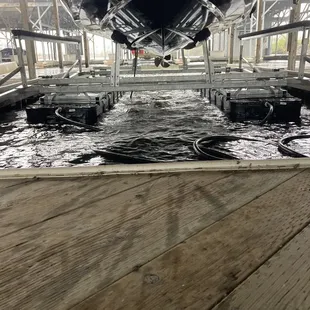 We offer boat lift / hoist rentals (or purchases) for your boat!