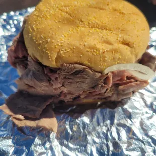 medium beef with onion