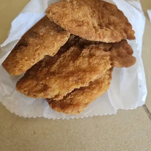 a basket of fried chicken