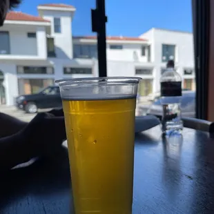 a glass of beer