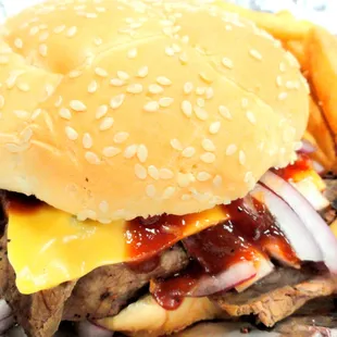 Pit Beef Sandwich (with fries)