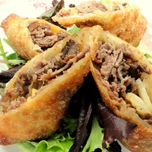 Cheesesteak Egg Rolls