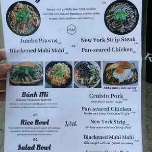 Menu selection #1