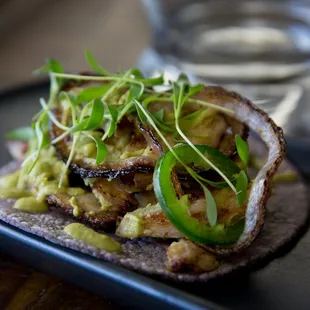 Green Chili Chicken with mole verde