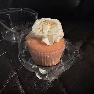 Pink Champagne Cupcake