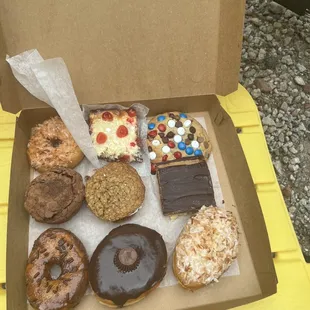 a box of doughnuts