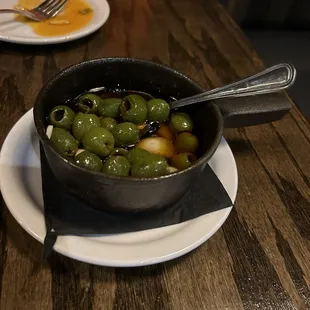 Warm olive appitizer also amazing.