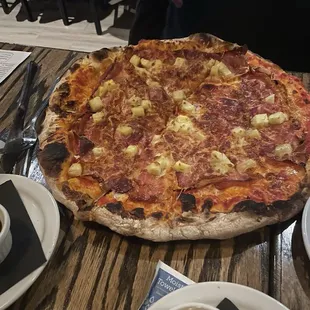 Speck pizza