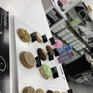 a display of cookies