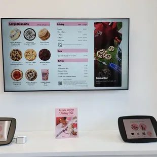 Menu variety of cookies 2/8/25