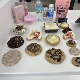 My first time ordering Crumbl Cookies.