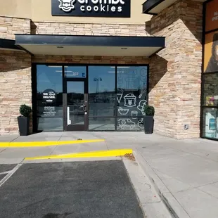 outside