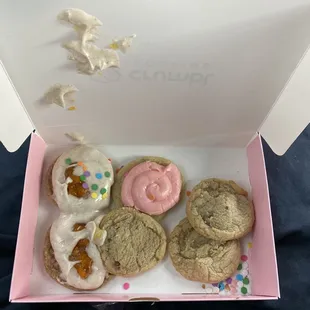 these were out cookies, you can clearly see what awful service they provided for us.