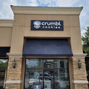 the front of the store