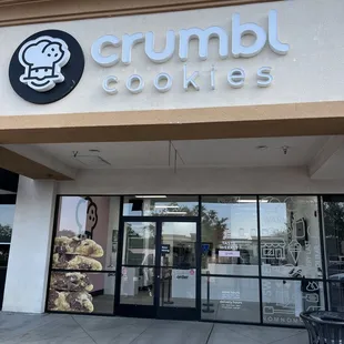 the front of the store