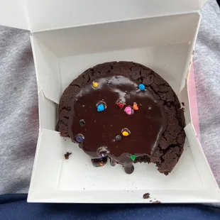 Galaxy brownie cookie