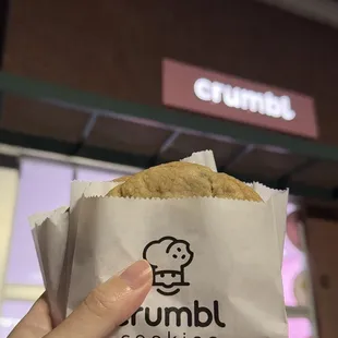 milk chocolate chip cookie