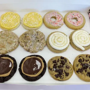 a variety of doughnuts