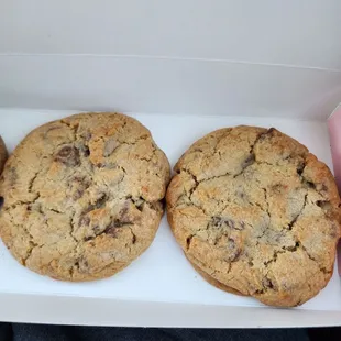 The milk chocolate chip cookies for the hubby.