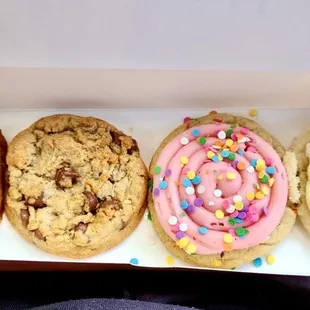 Lemonade | confetti cake | chocolate chip | cinnamon frybread