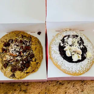 cowboy and raspberry donut cookies