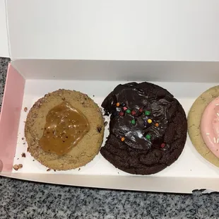 Bite out of galaxy brownie 4 Pack Mixed Cookie Box