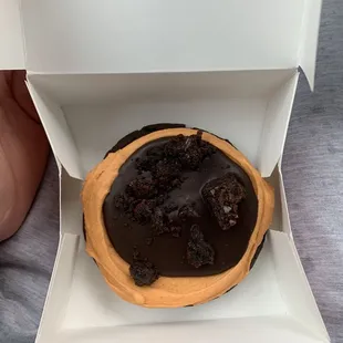 Pumpkin cheesecake brownie