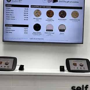 a display of cookies