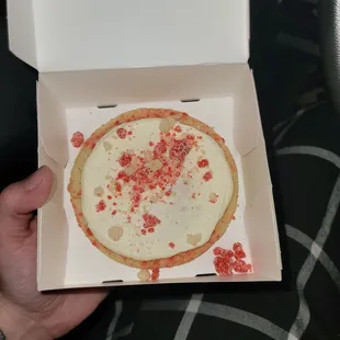 Strawberry ice cream bar